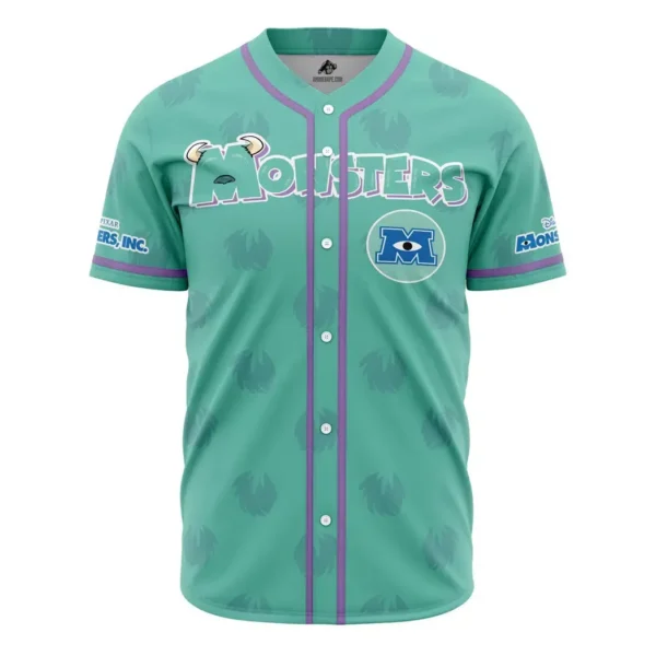 Sully Monsters Inc. V2 Disney Baseball Jersey