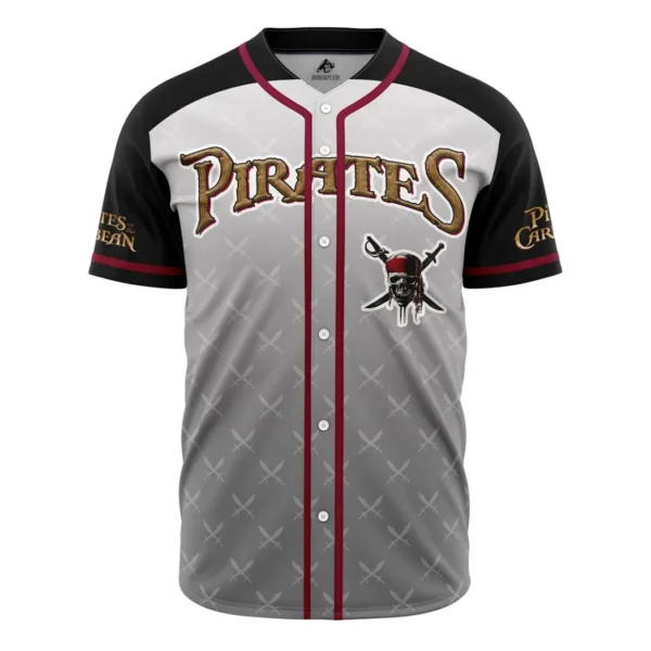 Sparrow Pirates of the Caribbean V1 Disney Baseball Jersey