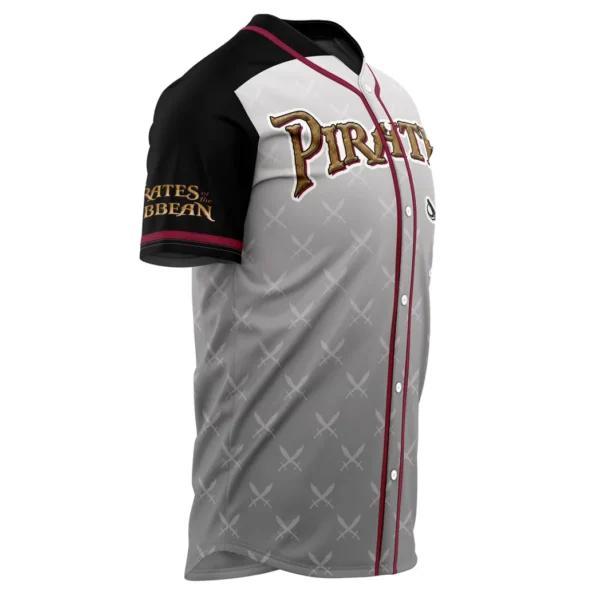 Sparrow Pirates of the Caribbean V1 Disney Baseball Jersey