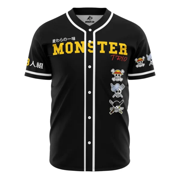 Monster Trio One Piece Baseball Jersey