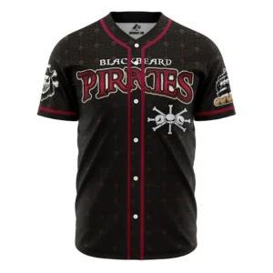 Blackbeard Pirates Blackbeard One Piece Baseball Jersey