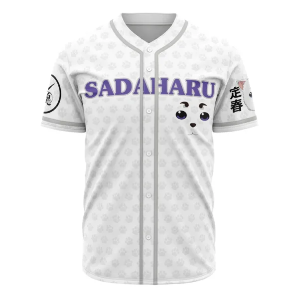 Gintoki and Sadaharu Gintama Baseball Jersey