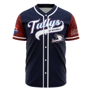 Tullys of Riverrun Game of Thrones Baseball Jersey