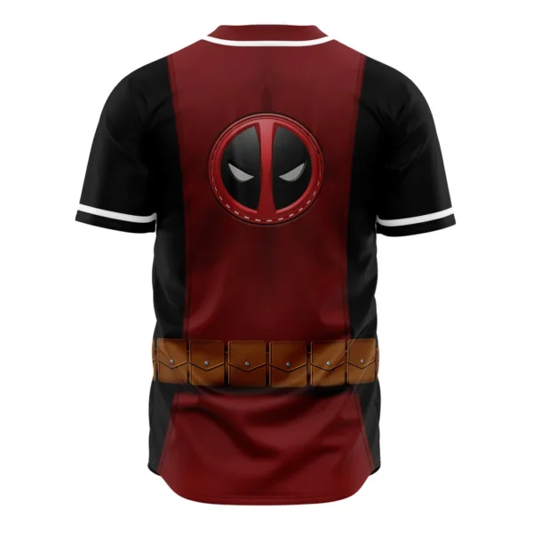 Deadpool Cosplay Marvel Baseball Jersey