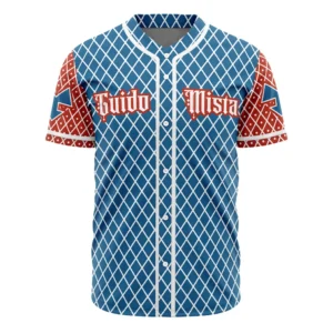 Guido Mista Jojo’s Bizarre Adventure Baseball Jersey