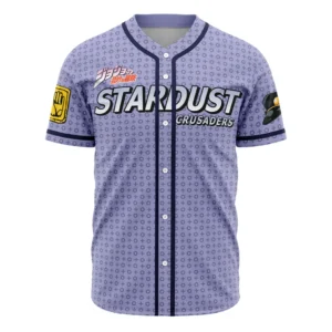 Lucid Stardust Crusaders Jojo’s Bizarre Adventure Baseball Jersey