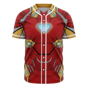 Ironman Cosplay Marvel Baseball Jersey