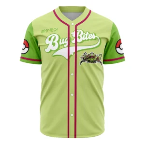 Bug Type Pokemon Baseball Jersey