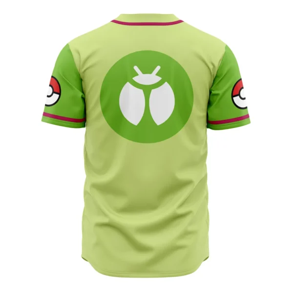 Bug Type Pokemon Baseball Jersey