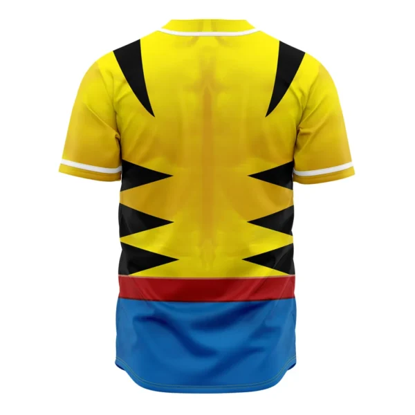 Wolverine Cosplay Marvel Baseball Jersey