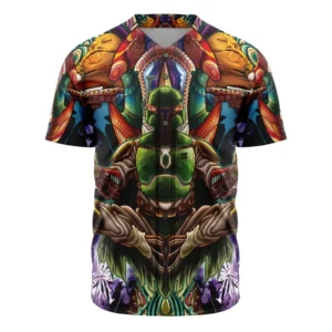 Trippy Boba Fett Star Wars Baseball Jersey