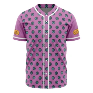 Giorno Giovanna Anime Jojo’s Bizarre Adventure Baseball Jersey