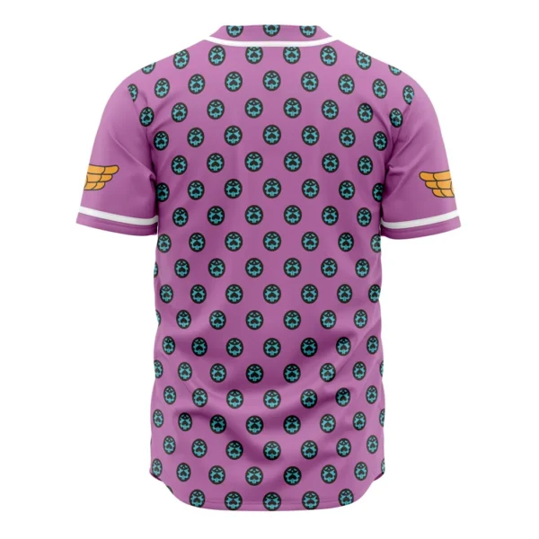 Giorno Giovanna Anime Jojo’s Bizarre Adventure Baseball Jersey