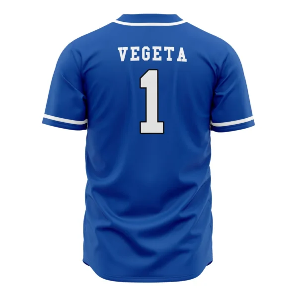 Vegeta Universe 6 Dragon Ball Z Baseball Jersey