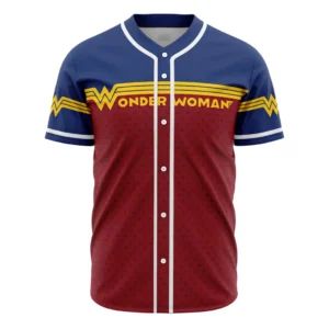 Wonder Woman DC Comics Baseball Jersey