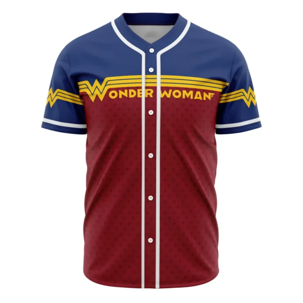 Wonder Woman DC Comics Baseball Jersey