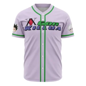 Power Duo Gon & Killua Hunter X Hunter Baseball Jersey