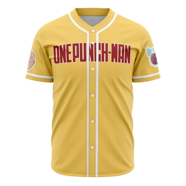 Power Saitama Punch Man Baseball Jersey