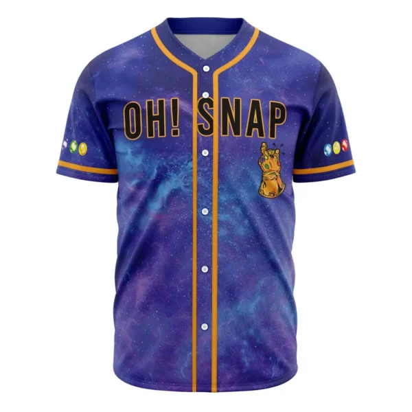 Cosmic Infinity Stones Marvel Baseball Jersey