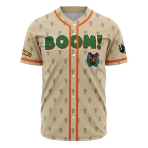 Blazing Bakugo My Hero Academia Baseball Jersey