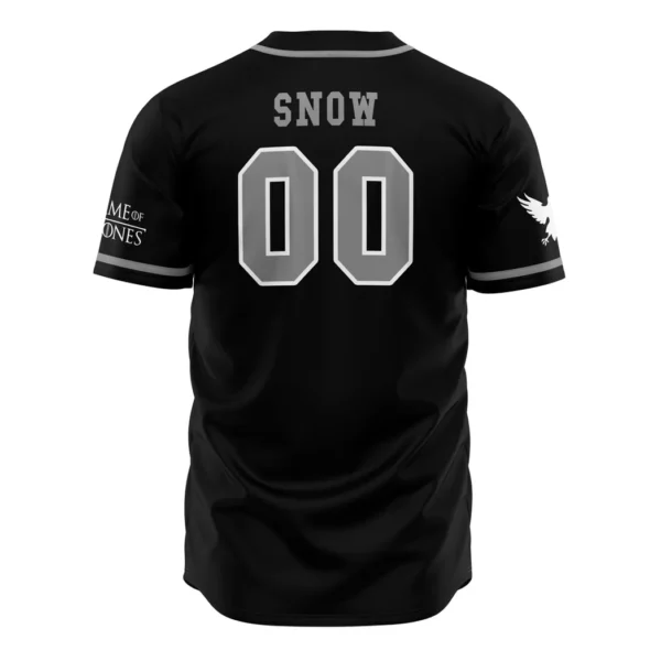 Night’s Watch Snow Game of Thrones Baseball Jersey