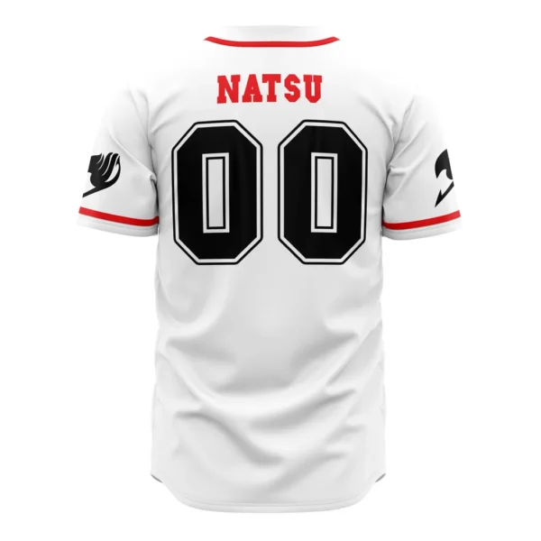 Natsu Dragneel Fairy Tail Baseball Jersey