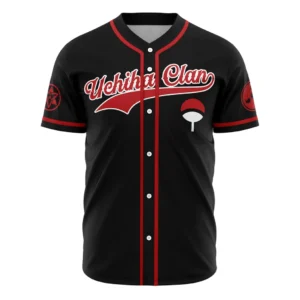 Sasuke Uchiha Clan Naruto Baseball Jersey