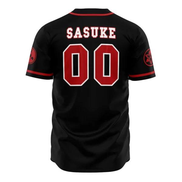 Sasuke Uchiha Clan Naruto Baseball Jersey