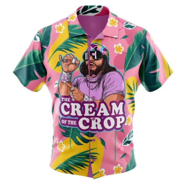 The Cream of the Crop Pro Wrestling Button Up Hawaiian Shirt