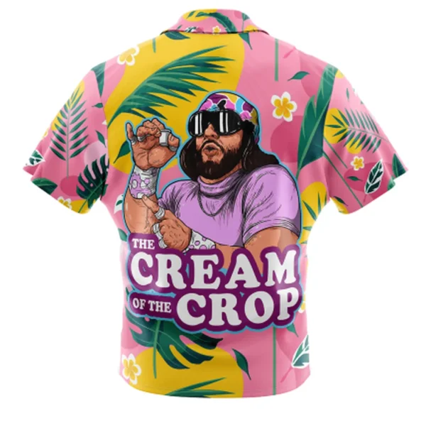 The Cream of the Crop Pro Wrestling Button Up Hawaiian Shirt