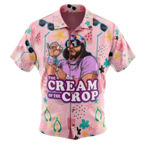 The Cream of the Crop Pro Wrestling Button Up Hawaiian Shirt