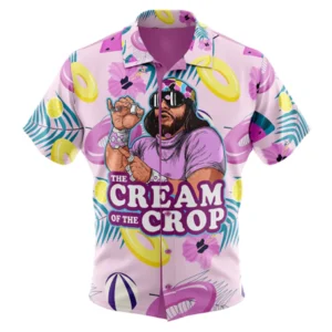 The Cream of the Crop Pro Wrestling Button Up Hawaiian Shirt