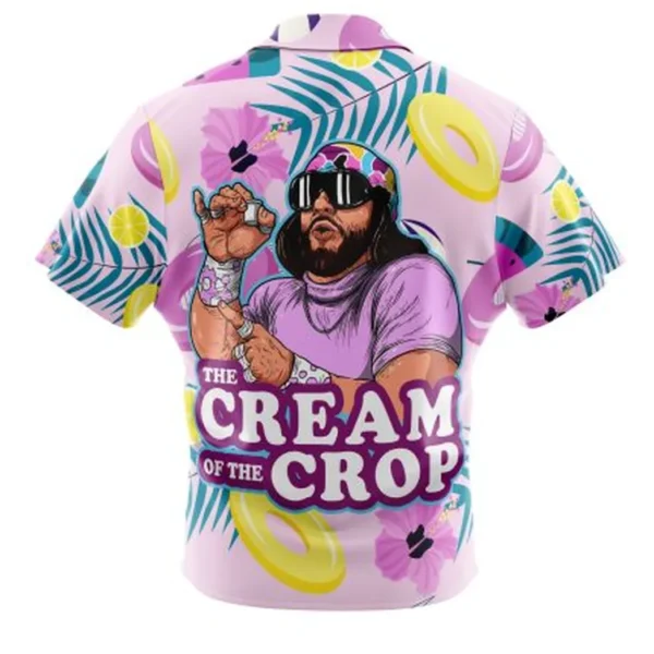 The Cream of the Crop Pro Wrestling Button Up Hawaiian Shirt