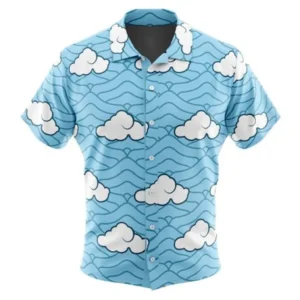 Sakonji Urokodaki Demon Slayer Button Up Hawaiian Shirt