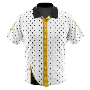 Bruno Bucciarati Jojo Bizarre Adventure Button Up Hawaiian Shirt