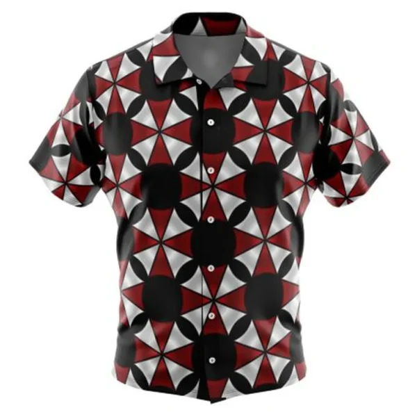 Umbrella Corporation Resident Evil Button Up Hawaiian Shirt