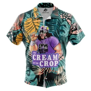 The Cream of the Crop Pro Wrestling Button Up Hawaiian Shirt