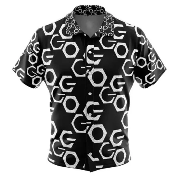 GGO Sword Art Online Button Up Hawaiian Shirt