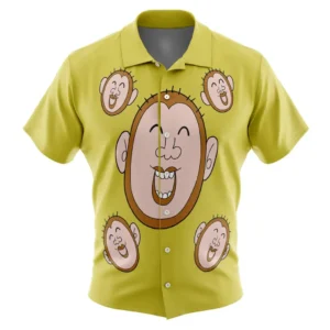 Mob Monkey Shirt Mob Psycho 100 Button Up Hawaiian Shirt