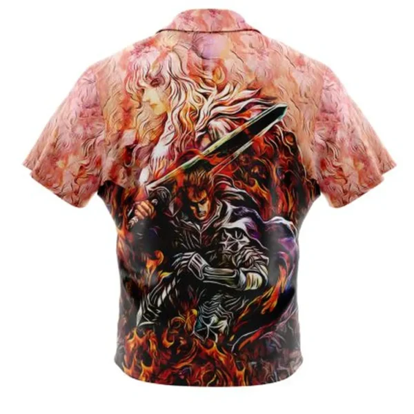 Quest of Guts Berserk Button Up Hawaiian Shirt