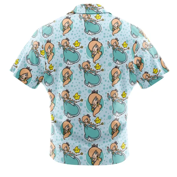 Rosalina Super Mario Bros Button Up Hawaiian Shirt