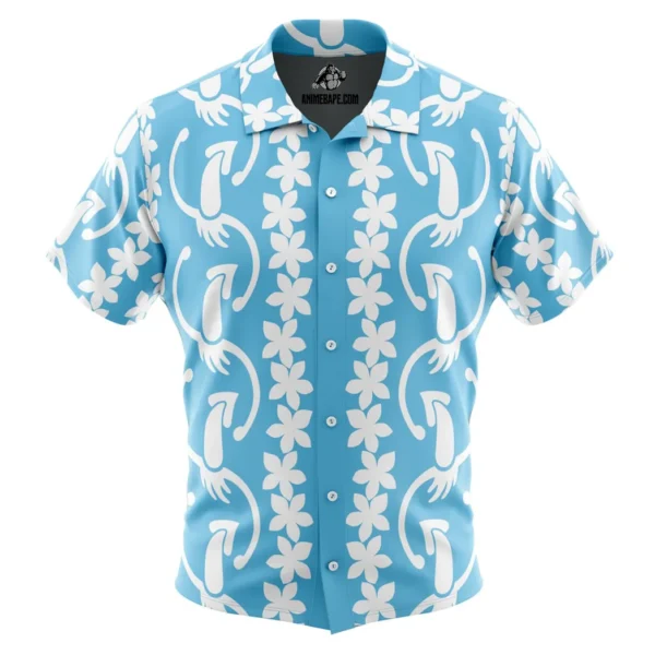 Dancing Squid Aloha Splatoon Button Up Hawaiian Shirt