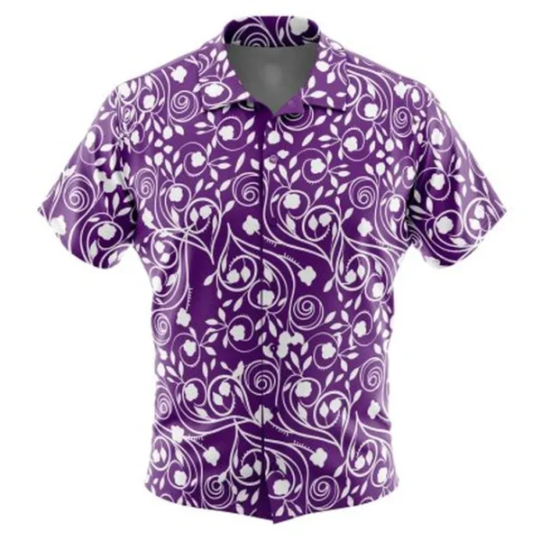 B aki Button Up Hawaiian Shirt