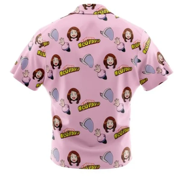 Ochaco Uraraka My Hero Academia Button Up Hawaiian Shirt