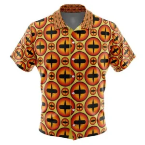 Naruto Kekkei Genkai Naruto Shippuden Button Up Hawaiian Shirt