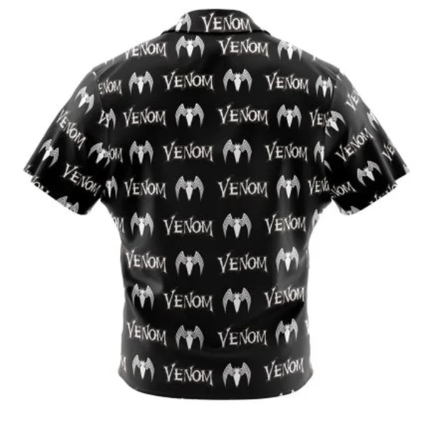 Venom Marvel Button Up Hawaiian Shirt