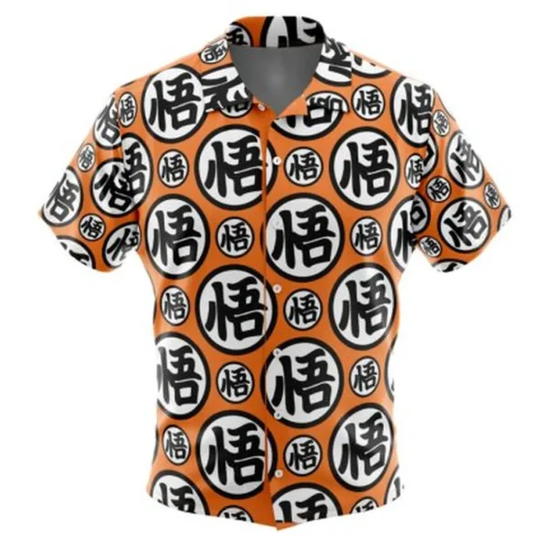 Son Goku Kai Dragon Ball Z Button Up Hawaiian Shirt