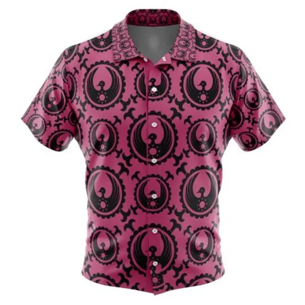 Kozuki Clan Crest One Piece Button Up Hawaiian Shirt