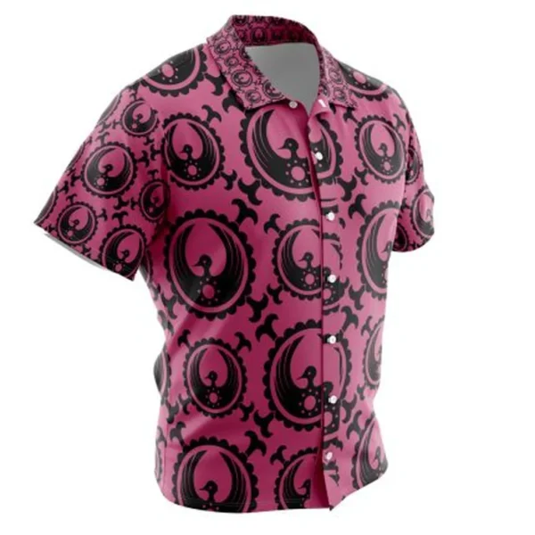 Kozuki Clan Crest One Piece Button Up Hawaiian Shirt