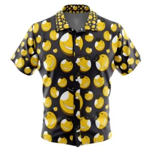 Koro-sensei Assassination Classroom Button Up Hawaiian Shirt